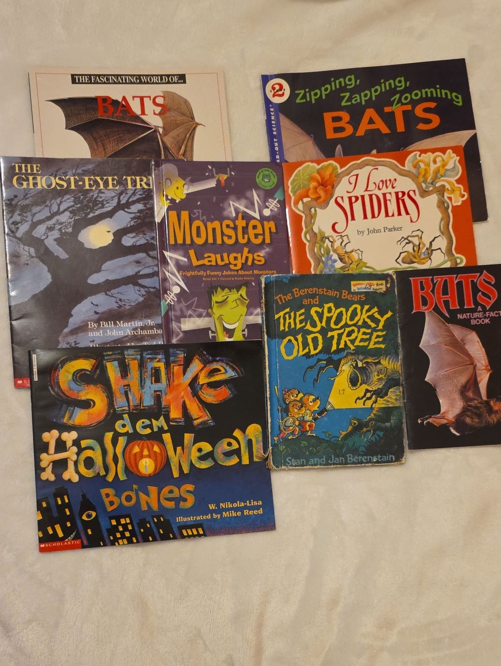 Lot Of 9 Halloween/Spooky Children's Paperback Picture Books